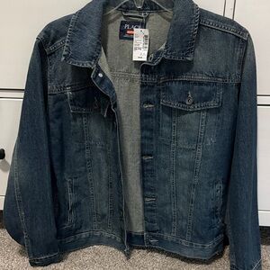 NWT The Children's Place Kids Denim Jacket - Dark Blue